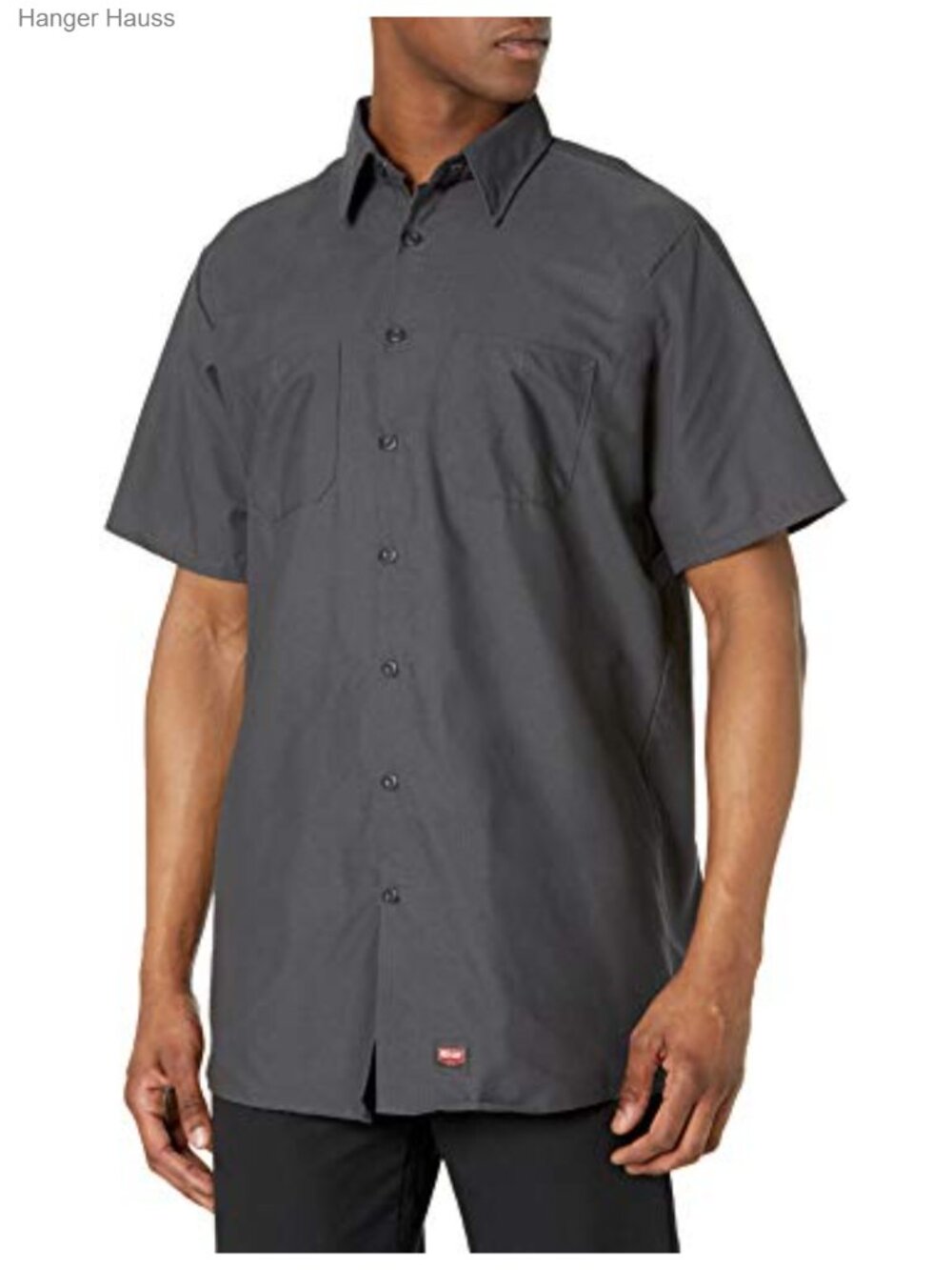 Men's Short Sleeve Work Shirt with Mimix Polycotton